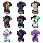 2019 велосипедная Джерси, Женская Джерси для горного велосипеда, велосипедные рубашки для горного велосипеда, командные дорожные Топы с коротким рукавом для девочек, летние фиолетовые черные Коты