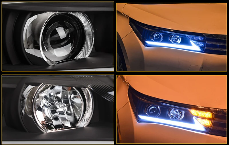 Фары для Toyota Corolla фары в сборе для Lexus style