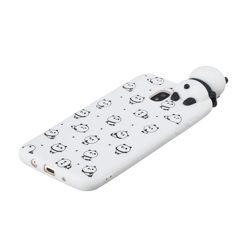 3D Case For Samsung Galaxy J3 2018 Cute Panda Unicorn Cat Phone Cases Coque |