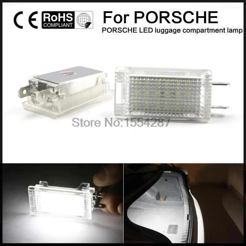2 шт. светодиодный светильник для багажника Porsche 987 Cayman Boxster 996 997 Carrera|light led light|led ledled