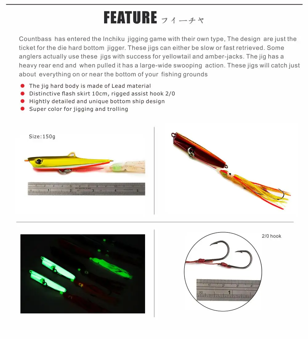 Обратного отсчета 3 шт. 80 г 2 8 унции нижняя доставка Inchiku jigs Snapper Octoups приманка для