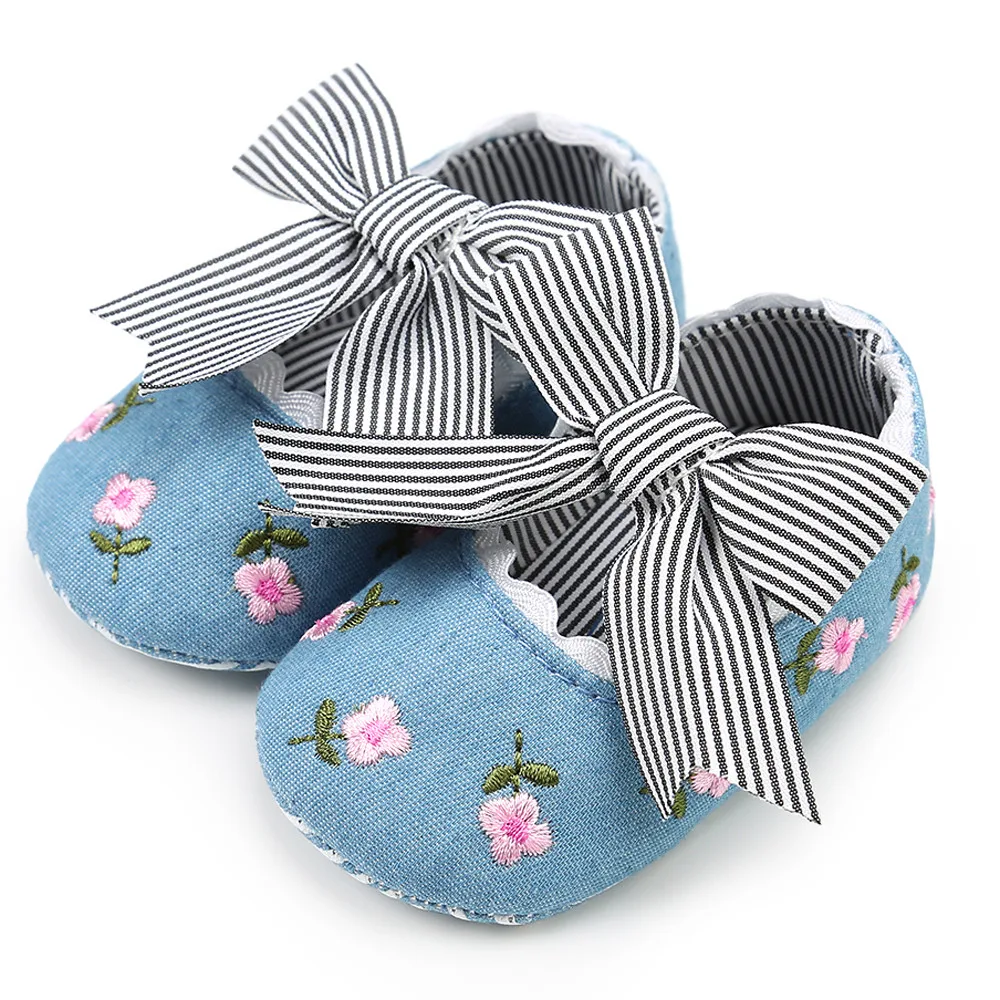 

2021 Baby Girls Toddler Shoes Cotton Fashion Embroidery Flower Baby Comfort Baby Girl Infant Soft Bottom First Walkers Kid Shoes