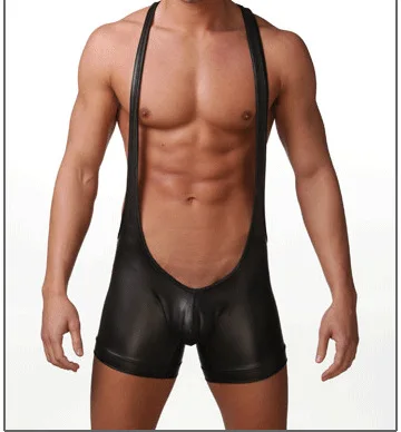 Free Shipping Mens Sexy Strap Stretch Thongs Bodysuit Mankini Lingerie underwear black sexy lingerie |
