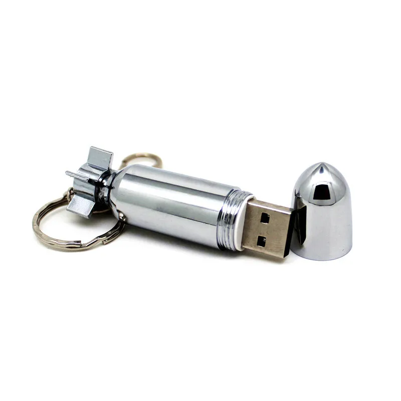 Металлический USB флеш накопитель в форме ракеты/бомбы/пули 4 ГБ/8 ГБ/16 ГБ/32 ГБ/64 ГБ|USB