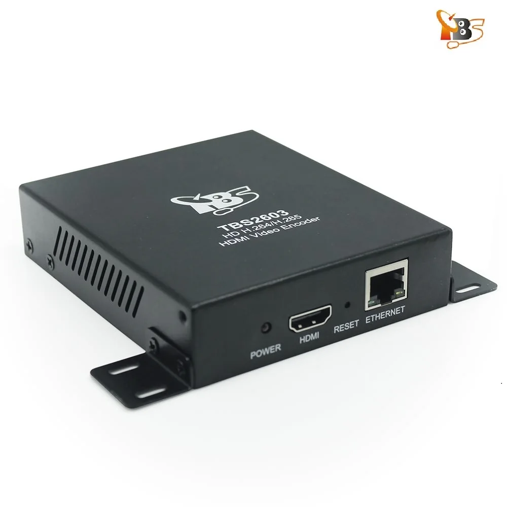IP tv кодировщик TBS2603 HD H.264 H.265 HDMI видео кодировщик Поддержка HDMI вход для IP tv H.265 прямая трансляция