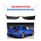 Неокрашенный Черный праймер из ПУ, автомобильные задние разветвители, бампер, фартук, закрывалки Cupwings для Subaru Impreza 8 2003-2005