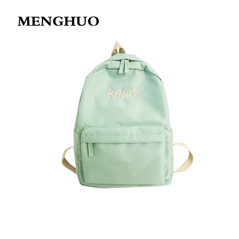 Menghuo2019 новый рюкзак с вышитыми буквами подходит для студентов очень модный