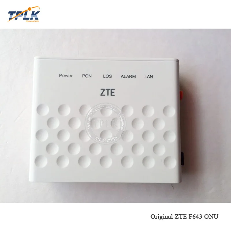 100% оригинальный новый Роутер ZTE F643 GPON ONU ONT FTTH с 1GE применяется к режимам Termina Gpon