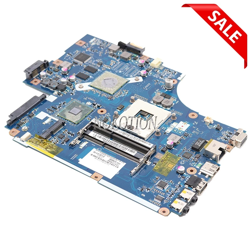 NOKOTION NEW70 LA-5891P MBWJR02001 MB. WJR02.001 для acer aspire 5742 5742G материнская плата ноутбука HM55 DDR3 Бесплатный процессор
