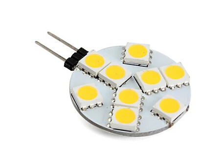 Фото HRSOD 4 X Двухштырьковые лампы G4 W 9 SMD 5050 LM теплый белый/холодный белый кукурузная HRSOD 4 X Двухштырьковые лампы G4 W 9 SMD 5050 LM теплый белый/холодный белый кукурузная
