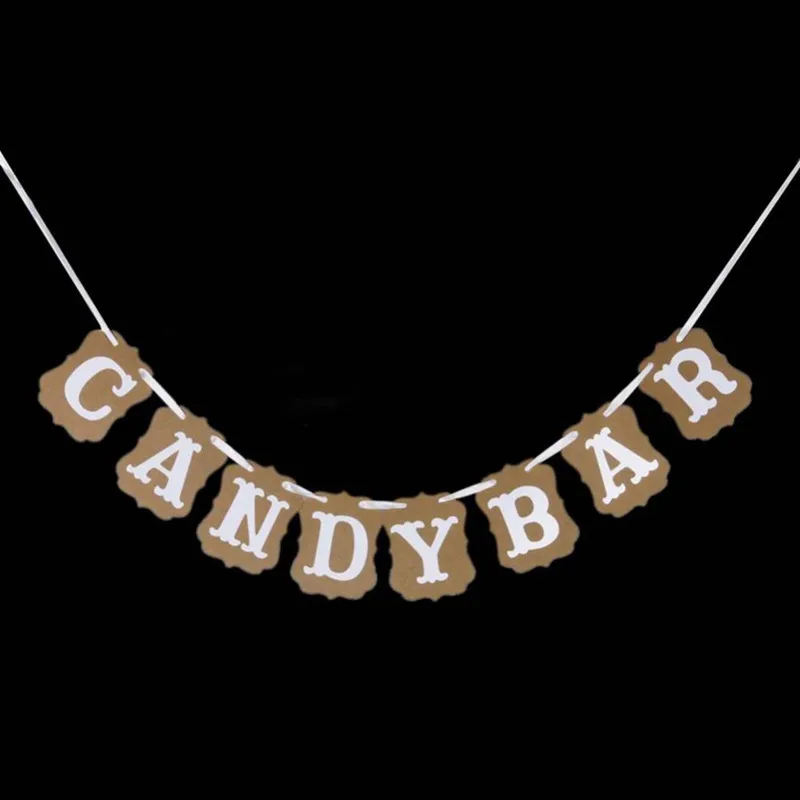 Новое поступление ГОРЯЧИЙ детский душ сладкий ребенок конфеты баннер бар Bunting