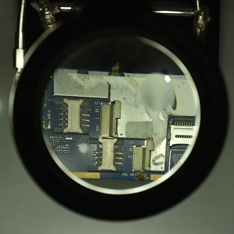 Светодиодный USB Настольный Лупа с подсветкой паяльная станция помощь ручная Лупа стеклянная подставка сварка ремонт вспомогательные инструменты