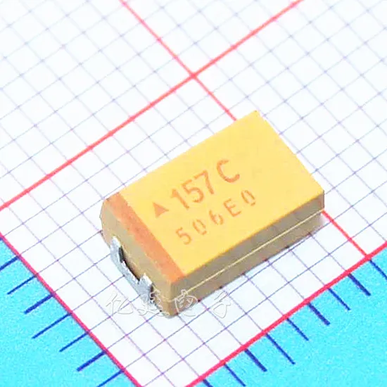 Емкостные Танталовые Конденсаторы 157A 150 мкФ 10V D Type 7343 10%|polarized capacitor|tantalum capacitor150uf