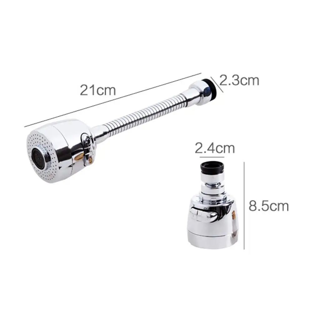 Stainless Steel Kitchen Adjustable Faucet Extender Flexible Sink Sprayer Water Filter Shower Tip | Дом и сад