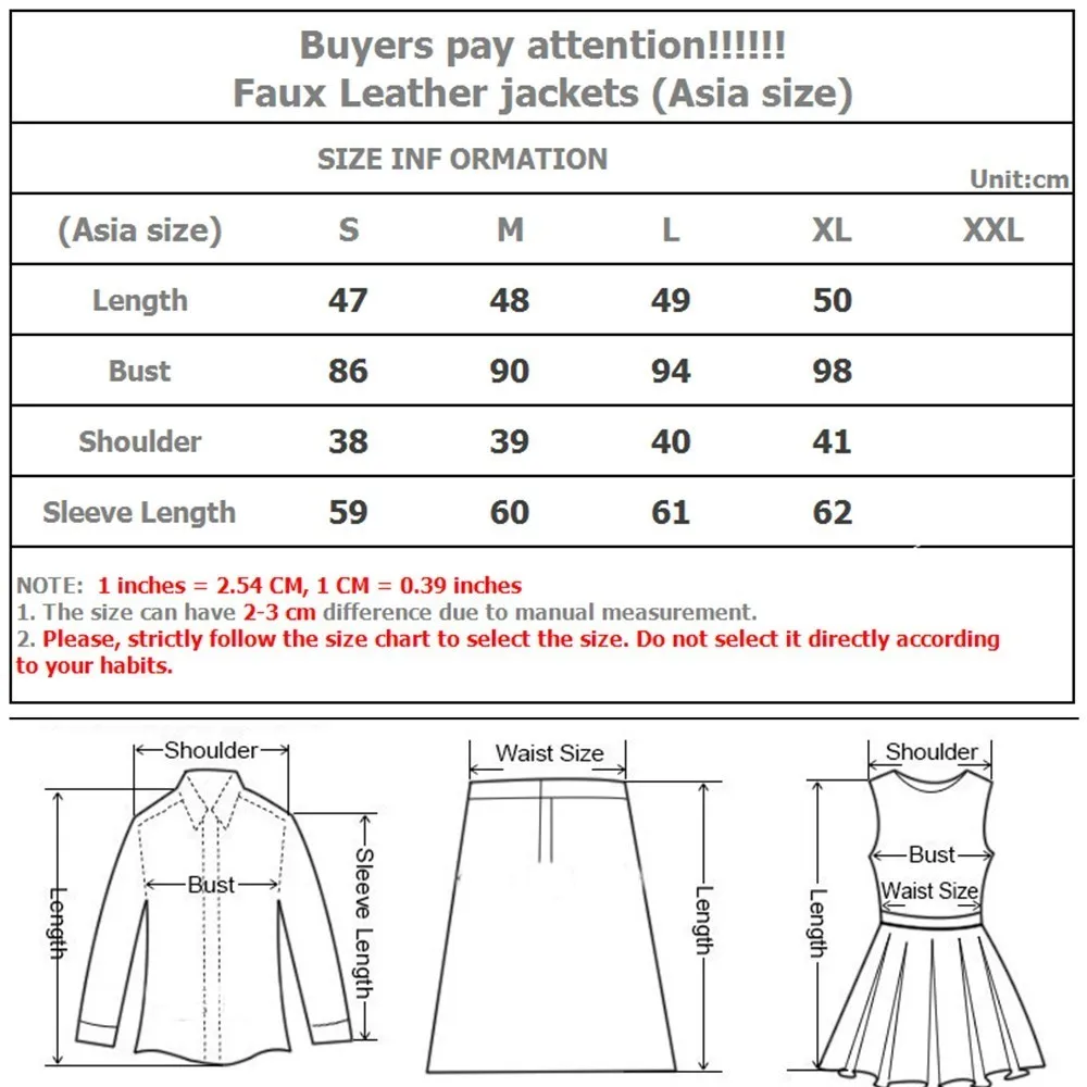 SOFIBERY Для женщин Искусственная кожа Slim Fit мотоциклетная куртка Женские Модные