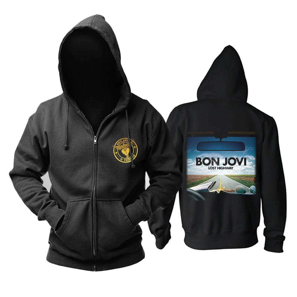 Bloodhoof BON JOVI Lost Highway Tour Of 2007-Prudential Center Новая Черная Толстовка азиатского размера