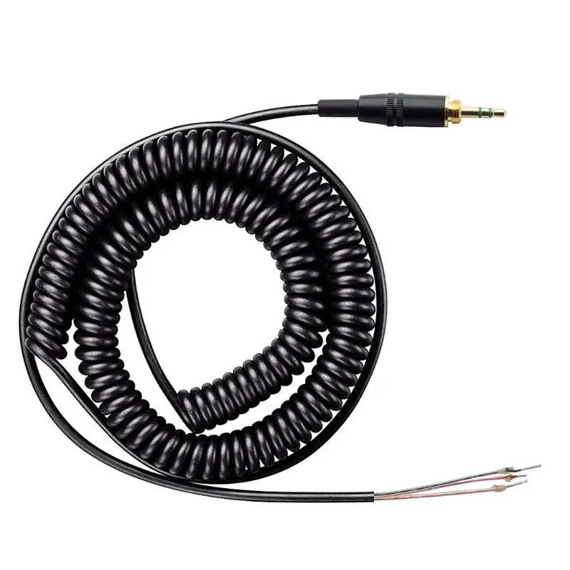 Пружинный спиральный ремонт DJ шнур замена кабеля для ATH-M50 ATH-M50s SONY MDR-7506 7509 V6 V600 V700