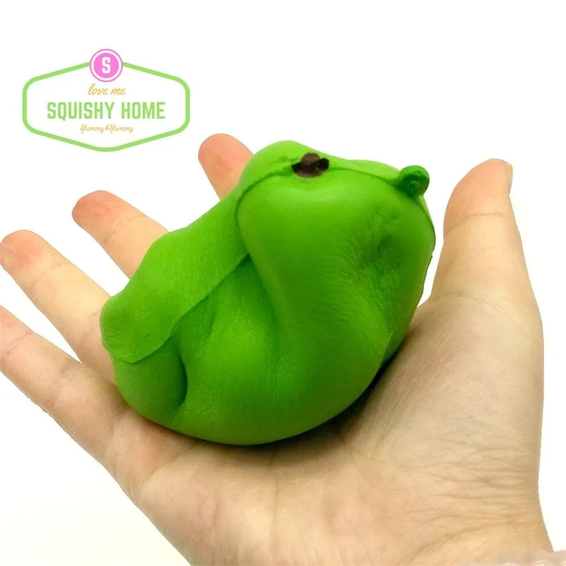 Kuutti Squishy 1 шт. прекрасный 13 см мягкий delicious Kawaii зеленый манго фрукты медленно