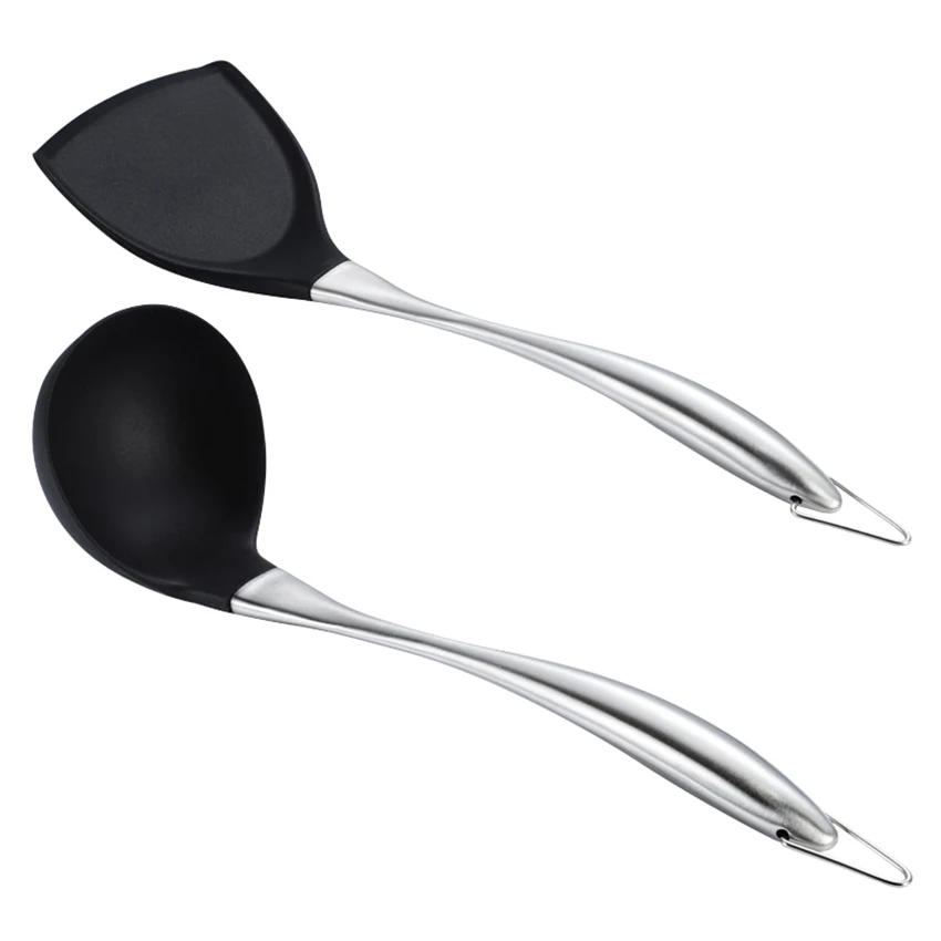 Силиконовый чехол с антипригарным покрытием суповая ложка/Тернер шпатель