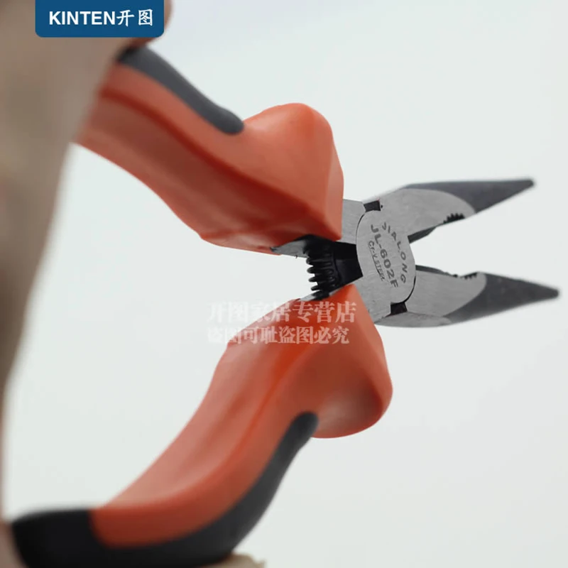 2016 Популярные 7 дюймов Щипцы для наращивания волос длинный острый нос зажим Пресс