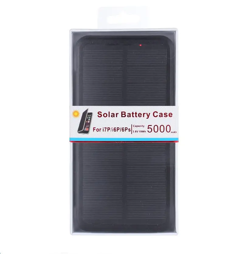 Чехол с солнечной батареей для Apple iphone 6 S 7 power Case 3000 mah запасное зарядное