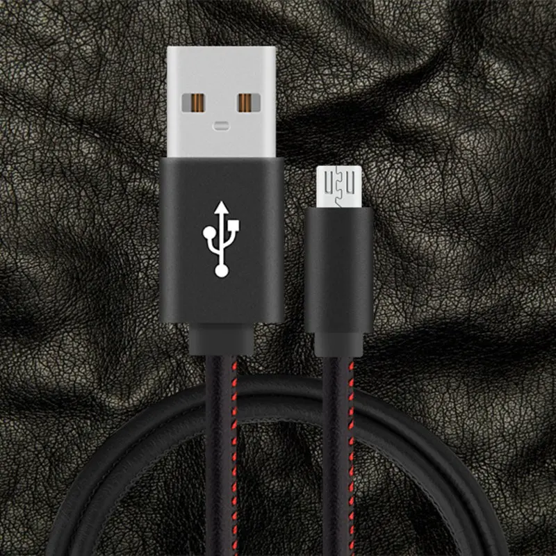 Быстродействующее зарядное устройство из натуральной кожи Micro Usb и usb Type C