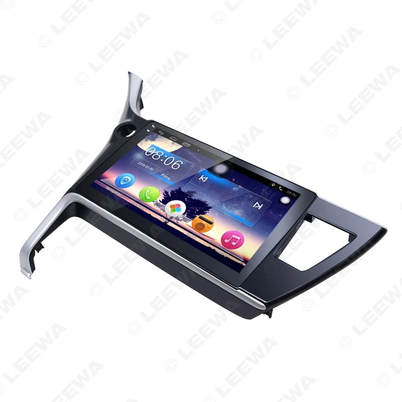 LEEWA 10 1 дюймовый Android 6 0 четырехъядерный Автомобильный GPS Bluetooth Navi Радио USB
