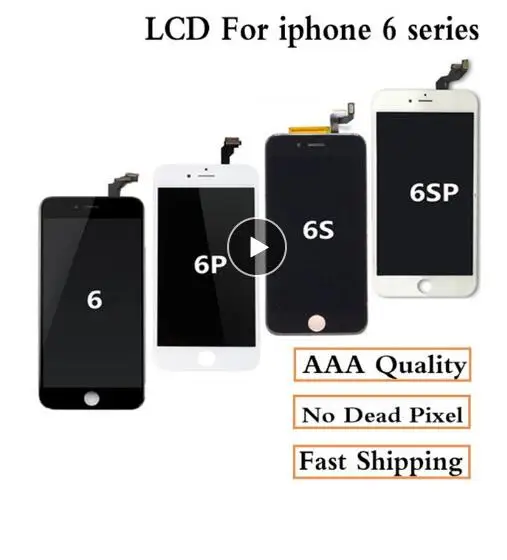 AAA + для iPhone 6 6Plus 6S Plus 7 ЖК дисплей полная сборка в комплекте 100% с 3D силой Замена