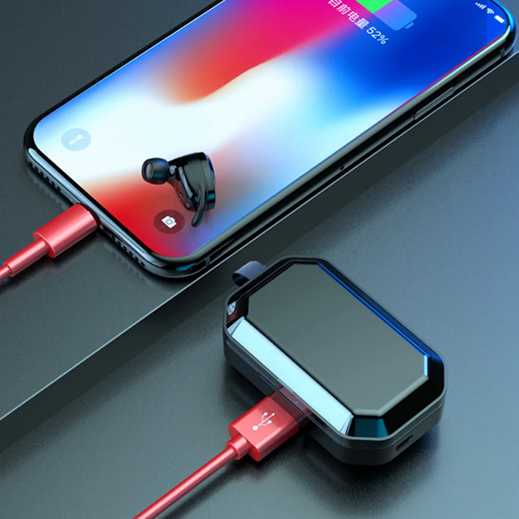 Новинка, супер звук, T8, беспроводная Bluetooth гарнитура, бинауральные 5,0, в уши, маленькие, мини, 3D стерео, невидимые, спортивные, IPX6, водонепроницаемые наушники