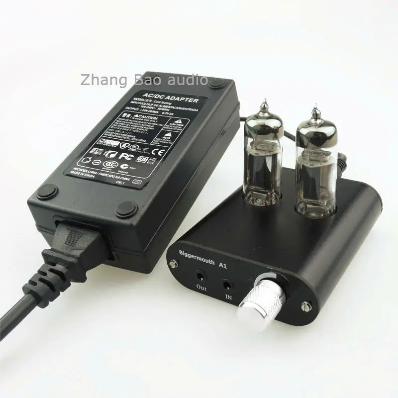 Улучшенная версия DIY Mini 6J5 Tube Decoder наушники OPA2604 OP AMP с адаптером|op amp|6j5 tubeheadphone tube |