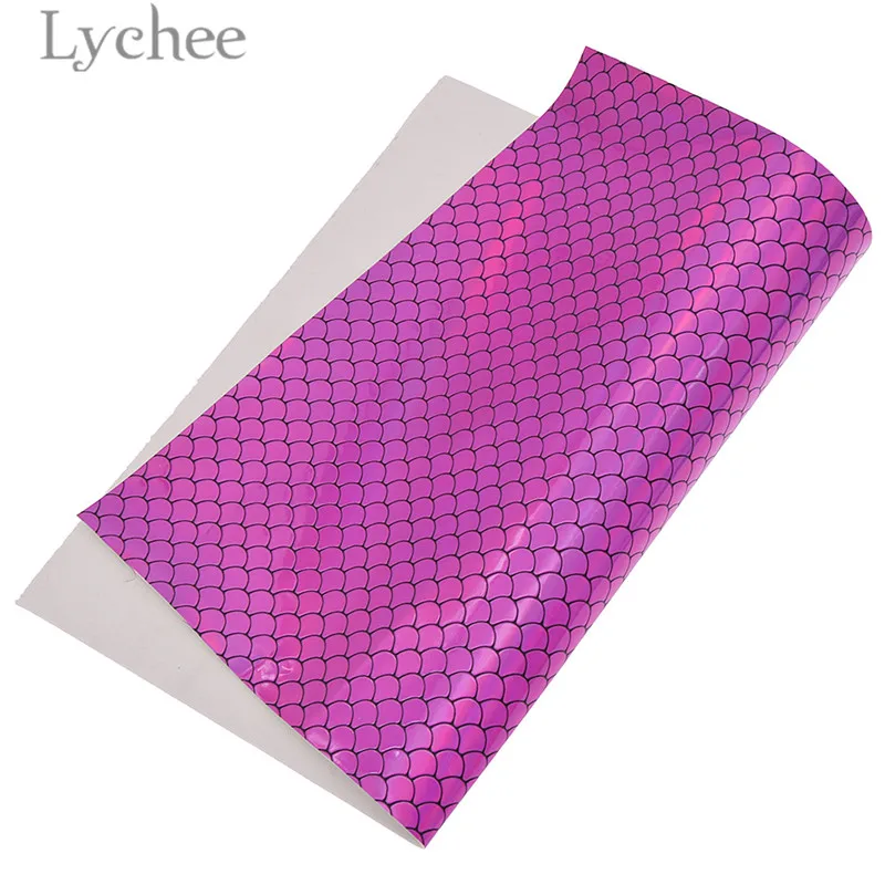 Lychee 21x29 см A4 рыбные весы искусственная кожа ткань высокого качества