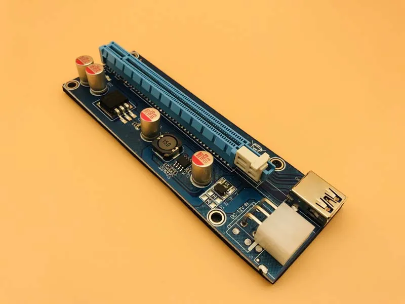 100 шт. VER 006C 60 см USB 3 0 кабель PCI-E Riser Card SATA на 6PIN Power для bitcon miner ETH Mining Быстрая