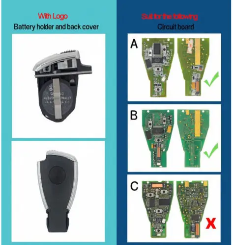 Модифицированный умный пульт дистанционного управления Keyecu 5 шт./лот корпус