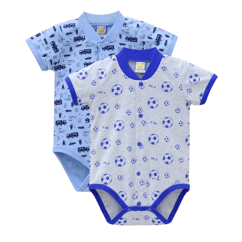 2 PCS A9 Детские боди из хлопка, 2 шт./лот, одежда для мальчиков и девочек 0-12 месяцев, цельная Одежда для новорожденных на Рождество - Цвет: 2 PCS A9