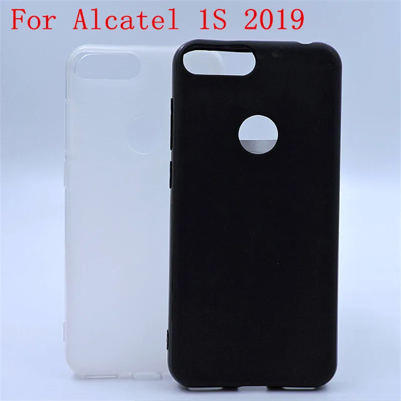 Роскошный мягкий силиконовый чехол для телефона Alcatel 1S 5024D 2019 5 дюйма задние