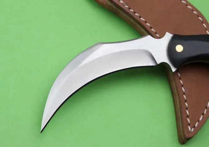 Toplu Cs go karambit Camping Survival Neck Knife 5Cr13 Blade Micarta Handle Outdoor Multi Knives Tacticla Fixed EDC Tools | Инструменты