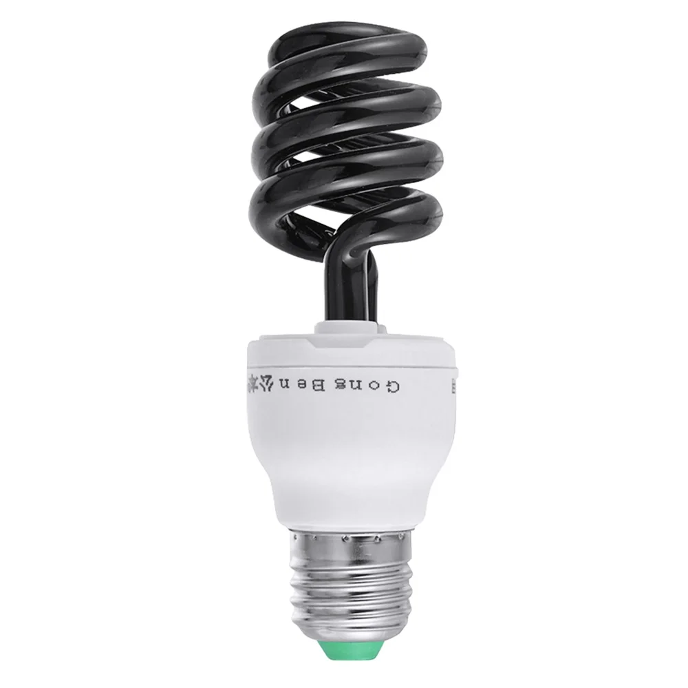 40w 220V E27 15-40W UV светильник лампы УФ ультрафиолетовые люминесцентные светильник лампа Спиральные энергосберегающие черный светильник фиолетовый лампы светильник Инж - Мощность в ваттах: 40w
