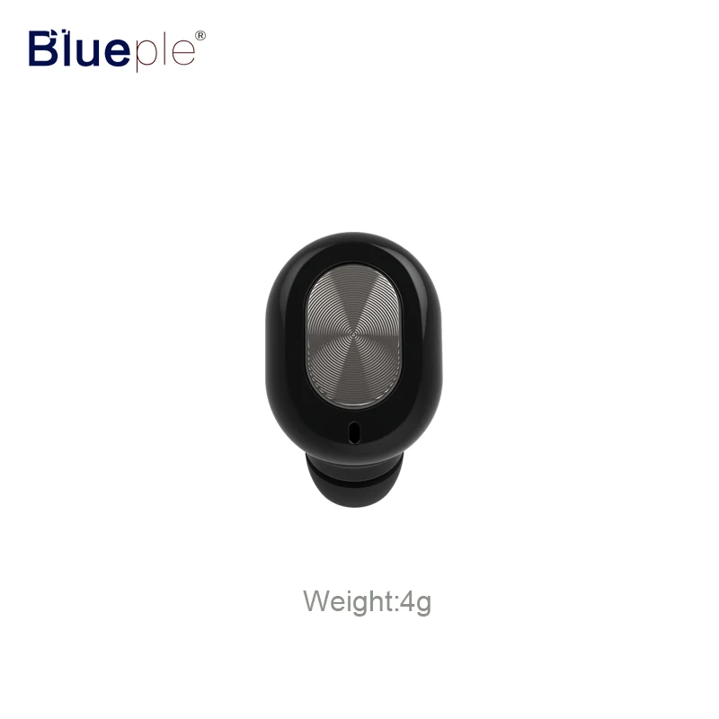 Black Blueple Q702 Bluetooth наушники Handsfree Беспроводная гарнитура Мини наушники с микрофоном Sweetproof наушники через Bluedio T talking - Цвет: Black