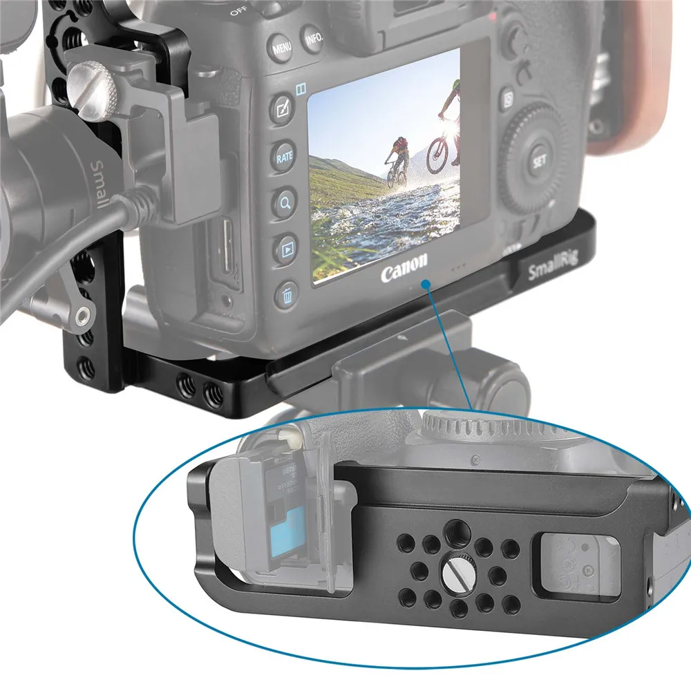 SmallRig 5D Mark IV Камера клетка для Canon Защитная с боковыми железнодорожный вокзал + Arri