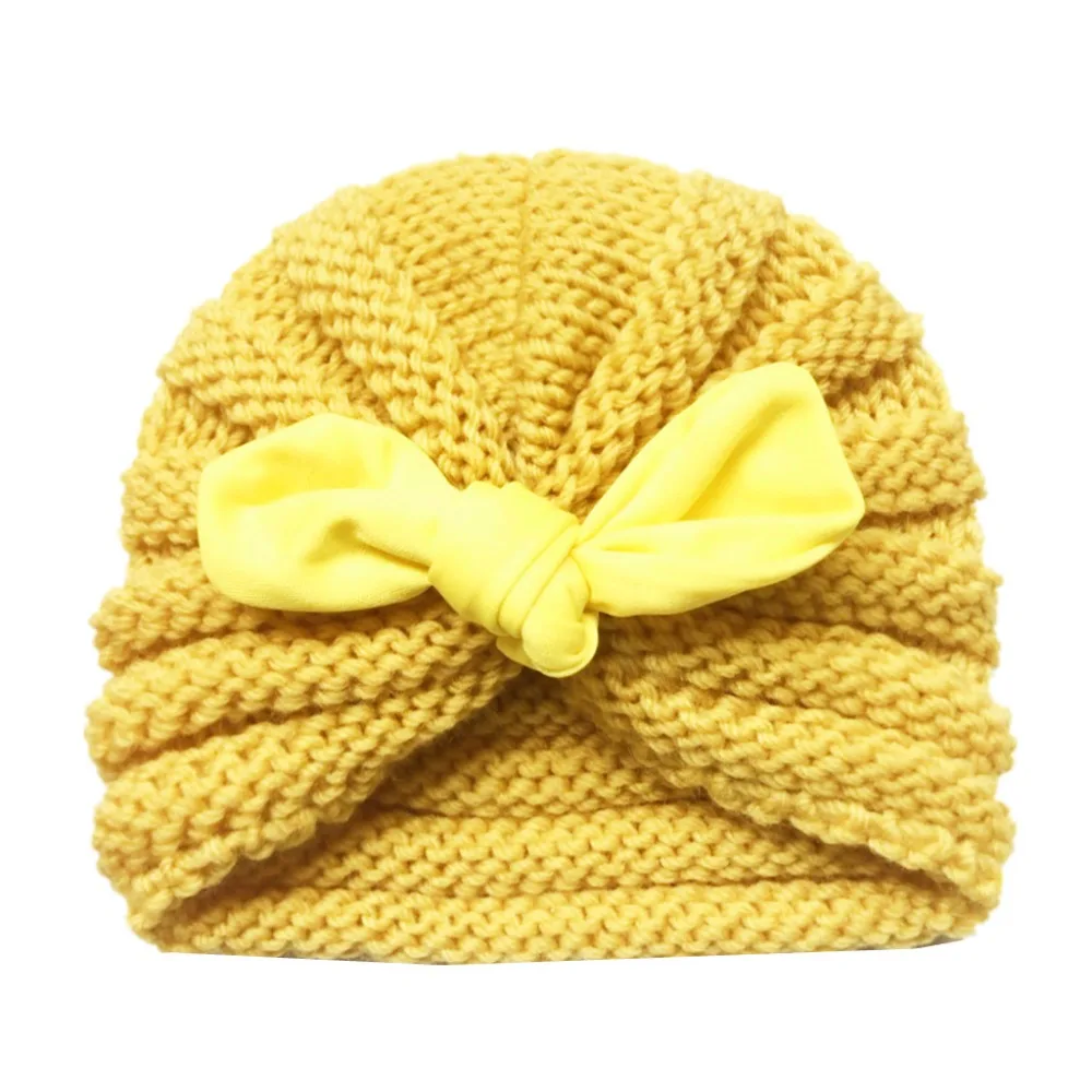 2017 New Baby Winter Bonnet Knit Crochet Beret Girl Cap For Children Cotton Hat Warm Cute Hot Kid Beanie Unisex | Мать и ребенок