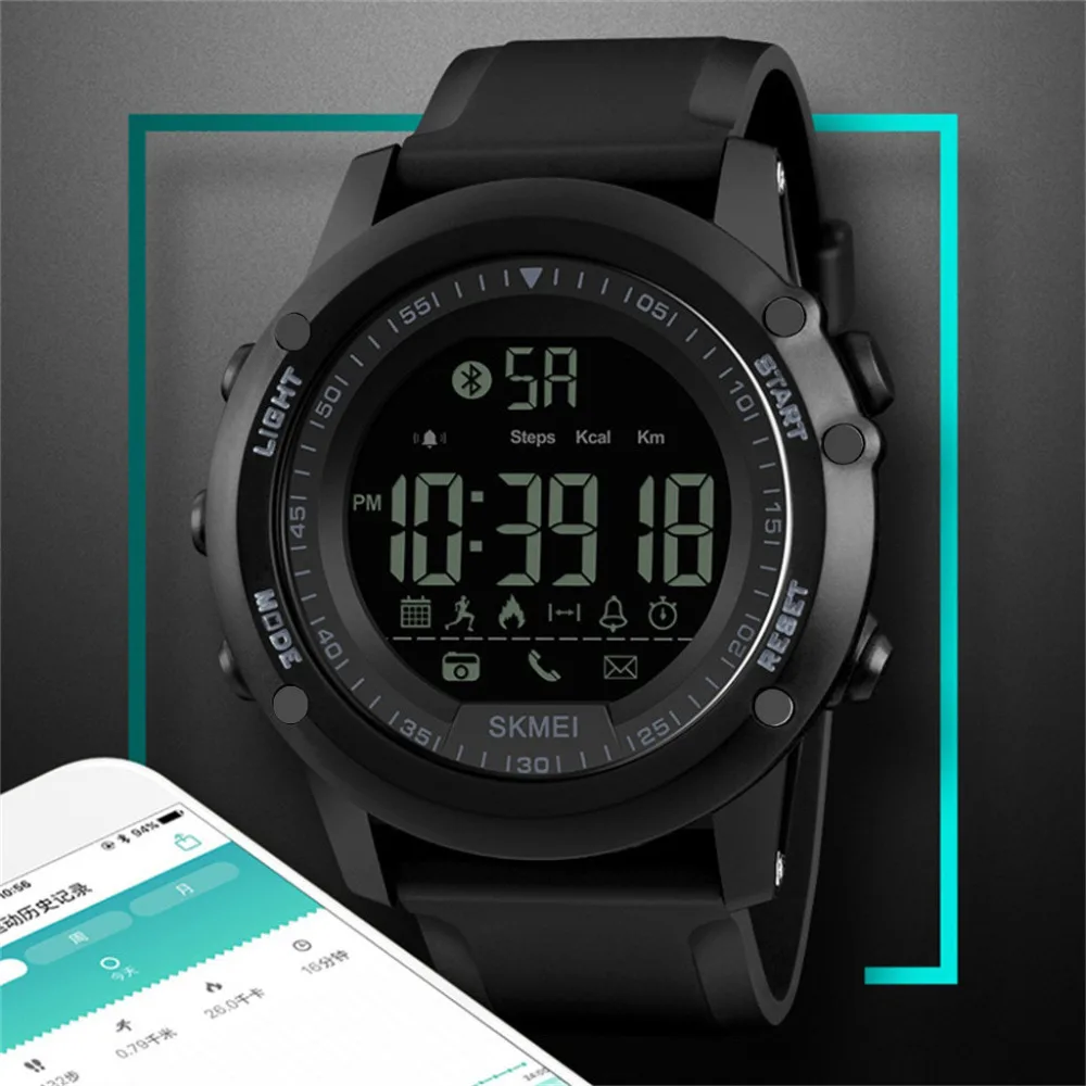 Часы Смарт часы reloj новые модные спортивные часы Шагомер Удаленная камера калорий Bluetooth Smartwatch reloj inteligente amazfit* A