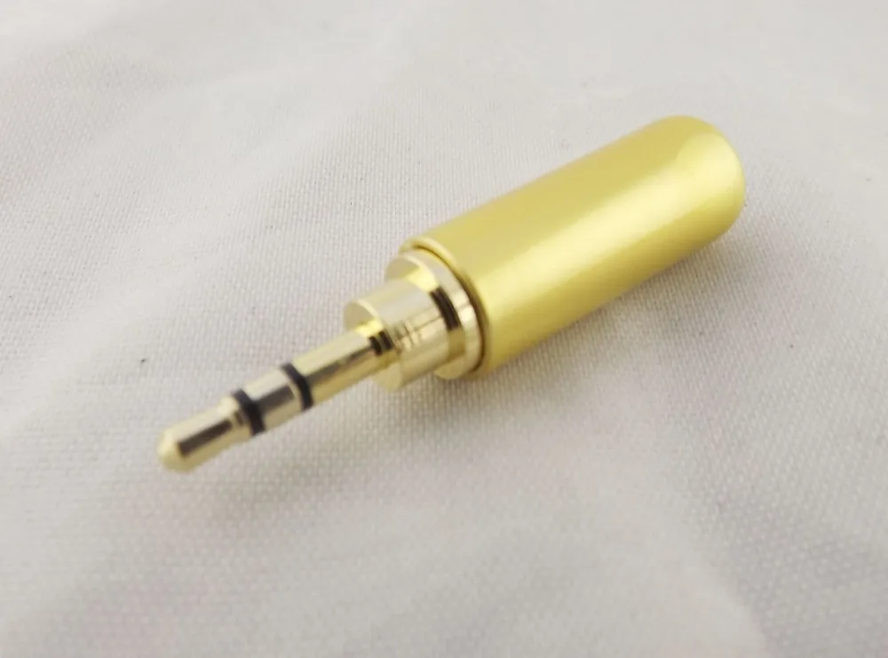 1pcs Gold 2.5mm 3 Pole Stereo Male Repair Headphone Metal Audio Earphone Connector | Компьютеры и офис