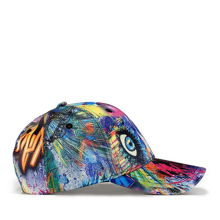 Хип хоп кепка Snapback Бейсболки абстрактные каракули шляпа Женская рэп скейтборд