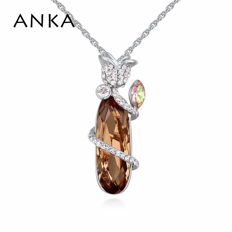 

Женское ожерелье с подвеской из кристаллов, в виде Розы