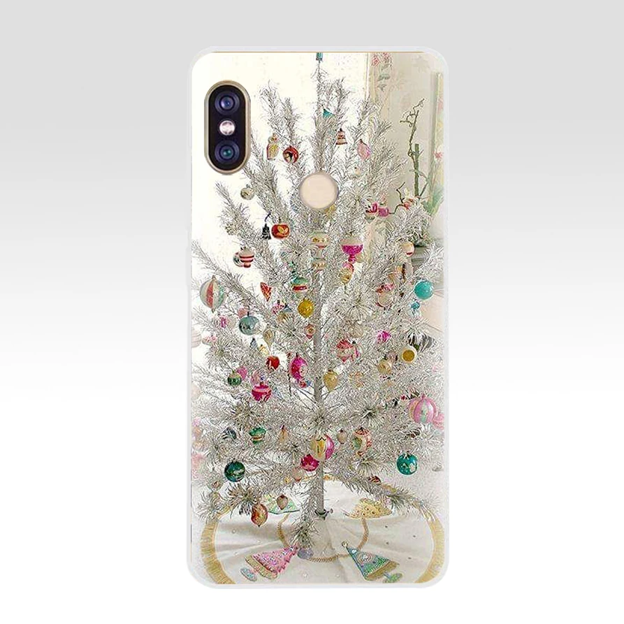 123A pink Christmas Ball Lights Ornaments Soft Silicone Tpu Cover phone Case for xiaomi redmi 6 pro note 5 plus 4 4x mi 8 | Мобильные