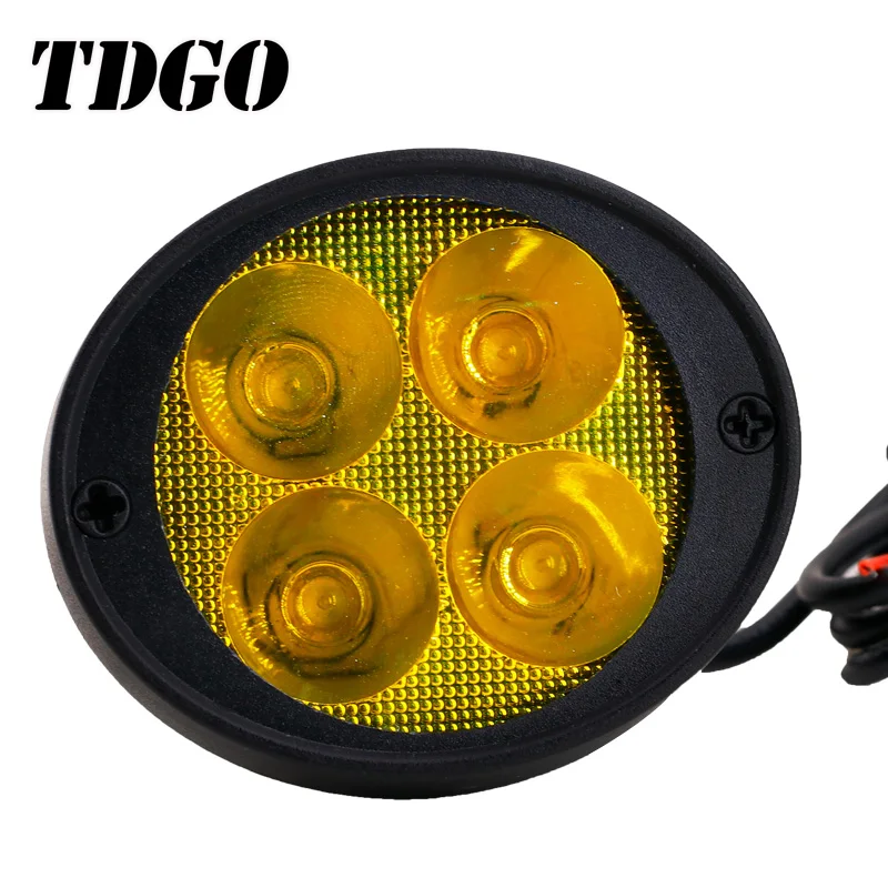 TDGO 2 шт. мотоцикл вождения фары 12 В-85 В светодио дный фар мотоциклов e-велосипед