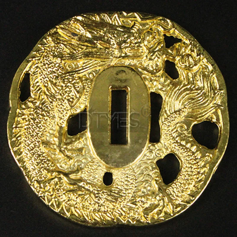 Сплав японские аксессуары для мечей Tsuba Красивая защита для катаны вакизаши Танто 3,2 см ширина(около хабаки) лезвие Al01-Al32