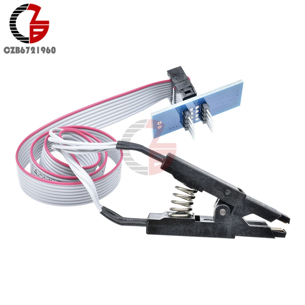1 комплект SOIC8 SOP8 SOP чип формата Flash IC тестовый зажим разъем Adpter BIOS 24 25 93