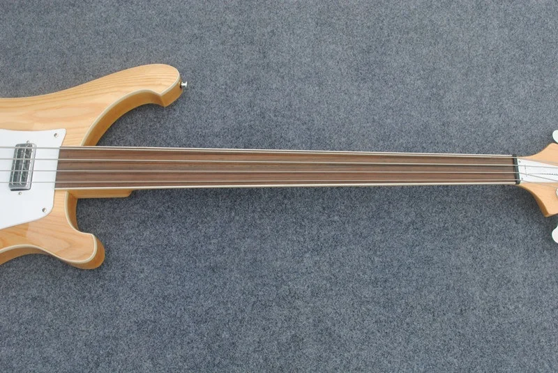 Новинка 2019 года фабрика и деревянный цвет Rickenback 4003 fireglo 4 струны басовая гитара