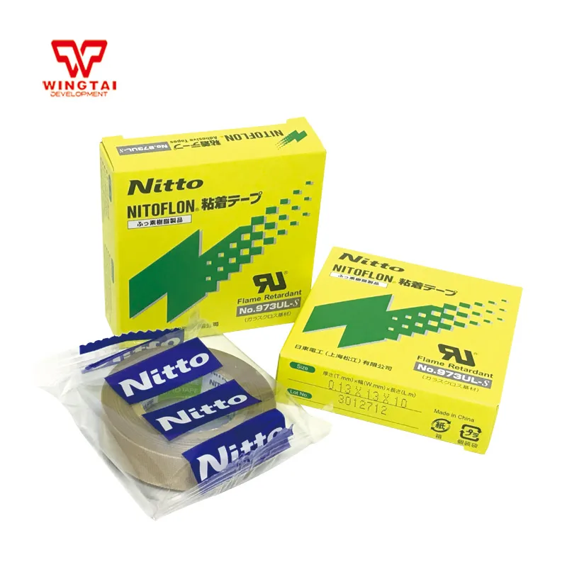 100 рулонов/партия лента NITTO 973UL S термостойкая клейкая из стекловолокна T0.13mm * W13mm